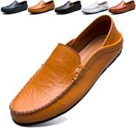 👞 mcici breathable loafers moccasin for driving logo