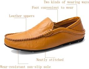 img 2 attached to 👞 MCICI Breathable Loafers Moccasin for Driving