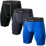 компрессионные шорты luwell pro 1127 черный логотип