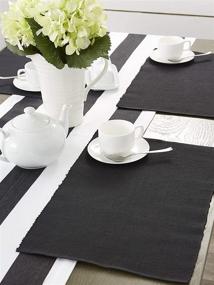 img 1 attached to DII Washable Ribbed Cotton Placemat