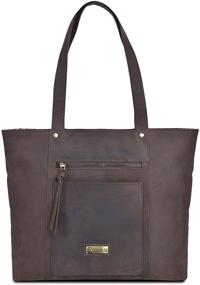 img 4 attached to 👜 LEVOGUE Genuine Leather Crossbody Handbag: Stylish Shoulder Bag for Women