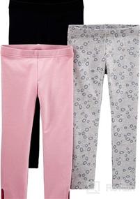 img 5 attached to 👖 Carter's Girls' 3-Pack Leggings - Simply Joyful Collection