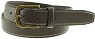 👔 coleman boys dress casual leather belt by thomas bates: the perfect accessory for sophisticated style logo