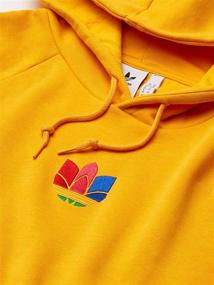 img 2 attached to Adidas Originals Trefoil Graphic Hoodie Men's Clothing for Active