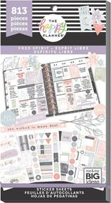 img 4 attached to 🎉 Sticker Value Pack by me & my BIG ideas - Happy Planner Scrapbooking Supplies - Free Spirit Theme - Multi-Color - Ideal for Projects, Scrapbooks & Albums - 30 Sheets, 813 Total Stickers