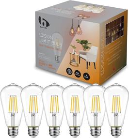 img 4 attached to 💡 6 Pack of Berelli Edison Light Bulbs