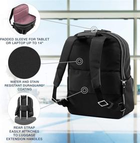 img 2 attached to 🎒 Travelpro Maxlite Lightweight Backpack: The Ultimate Travel Companion for Laptops and Essentials