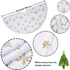 img 3 attached to Christmas Snowflake Decorations Holiday Ornaments（White Seasonal Decor