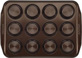 img 2 attached to 🧁 Circulon Nonstick 12-Cup Muffin Tin - Cupcake Pan with Nonstick Coating, Brown