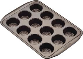 img 3 attached to 🧁 Circulon Nonstick 12-Cup Muffin Tin - Cupcake Pan with Nonstick Coating, Brown