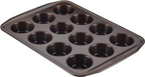 img 4 attached to 🧁 Circulon Nonstick 12-Cup Muffin Tin - Cupcake Pan with Nonstick Coating, Brown