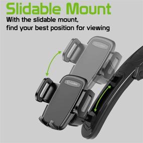 img 2 attached to 📱 Universal Car Dashboard Phone Holder with Strong Suction Cup - Compatible with Apple iPhone, Samsung Galaxy, Android, GPS & LG