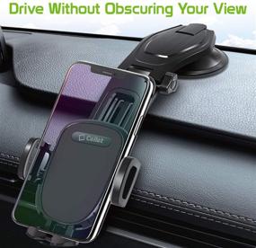 img 3 attached to 📱 Universal Car Dashboard Phone Holder with Strong Suction Cup - Compatible with Apple iPhone, Samsung Galaxy, Android, GPS & LG