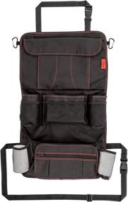 img 4 attached to Lusso Gear Red Heavy Duty Back Seat Car Organizer for Enhanced SEO