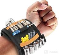 img 1 attached to 🔧 RAK Magnetic Wristband - Convenient Men & Women's Tool Bracelet with 10 Strong Magnets for Holding Screws, Nails & Drilling Bits - Perfect Gift Ideas for Dad, Husband, Handyman or Handy Woman review by Michelle Langley