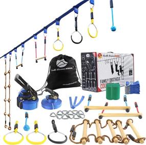img 4 attached to Slackline Activities 🧗 Accessories - Outdoor 2×56Ft Obstacle