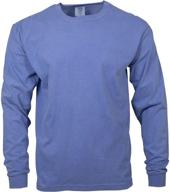 comfort colors sleeve 6014 crimson men's clothing and t-shirts & tanks logo