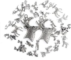 img 1 attached to Christmas Reindeer Pandants Bracelet Accessory