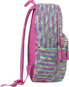 img 1 attached to 🎒 Kids' Reverse Sequin Glitter Backpacks with Changing Design