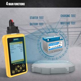 img 1 attached to 🔋 AUTOOL BT-460 12V/24V Automotive Battery Load Tester