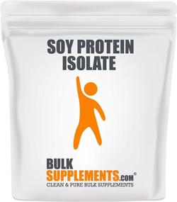 img 4 attached to 🌱 BulkSupplements.com Unflavored Soy Protein Isolate Powder - 100% Vegan & Vegetarian Protein Powder - 1 Kilogram (2.2 lbs)