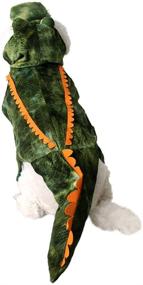 img 3 attached to Mogoko Funny Dog Crocodile Costume - Pet Halloween Alligator Cosplay Dress | Adorable Cat Apparel for Animal Warmth | Outfits & Clothes