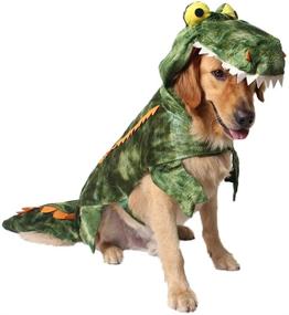 img 4 attached to Mogoko Funny Dog Crocodile Costume - Pet Halloween Alligator Cosplay Dress | Adorable Cat Apparel for Animal Warmth | Outfits & Clothes