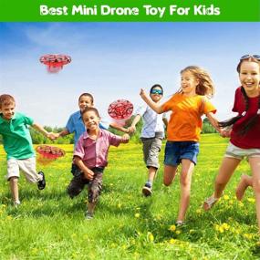 img 3 attached to 🛸 Pasobass UFO Drones for Kids: Hand-Operated Mini Drone with LED Lights - Levitation Flying Ball Drone Toy for Boys, Girls & Adults - Indoor/Outdoor 360° Rotating Helicopter - Perfect Gift!