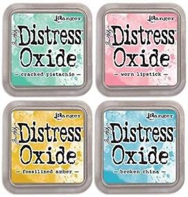 img 2 attached to 🎨 Introducing the NEW Ranger Tim Holtz Distress Oxide 4 Ink Pads: CRACKED + BROKEN + FOSSILIZED + WORN - Enhance Your Creativity!