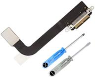 mmobiel dock connector for ipad 3 3nd gen - complete charging port assembly with flex cable and professional toolkit logo