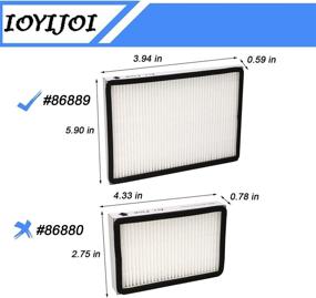 img 2 attached to IOYIJOI 6 Pack 86889 HEPA Replacement for Kenmore EF-1 and Panasonic Upright Vacuums MC-V199H - High-Quality Vacuum Filters