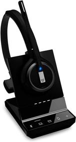 img 2 attached to 🎧 Sennheiser SDW 5036 (507020) - Wireless Dect Headset for Desk Phone Softphone/PC &amp; Mobile Phone Connection with Single-Sided Design, Dual Microphone, Ultra Noise Cancelling in Black
