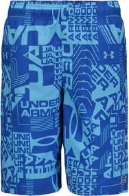 img 1 attached to 🩳 Dynamic Style and Comfort: Under Armour Freedom Striped Volley Boys' Clothing and Swim Collection