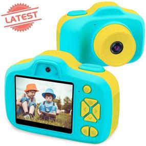 img 4 attached to 📸 JOYTRIP Kids Digital Camera HD 2.3 Inches Screen 12MP Video for Children Shockproof Selfie Toy Mini Camcorder Child - Best Gifts for Boys and Girls Ages 3-14 (Blue)