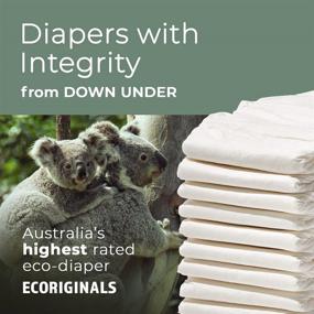 img 3 attached to Ecoriginals Eco Disposable Diapers: Newborn Size 0, Non-Toxic & Plant-Based – 6 Pack (180 Count)