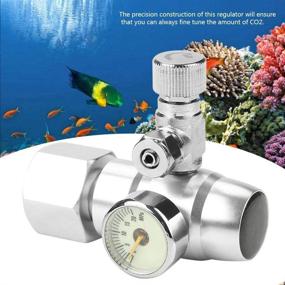 img 3 attached to 🐠 Enhance Your Aquarium with the Aquarium CO2 Regulator: Single Fish Tank CO2 Pressure Gauge for Optimal Aquatic Plant Growth and Adjustable Pressure System