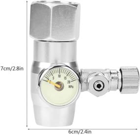 img 1 attached to 🐠 Enhance Your Aquarium with the Aquarium CO2 Regulator: Single Fish Tank CO2 Pressure Gauge for Optimal Aquatic Plant Growth and Adjustable Pressure System