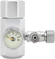 🐠 enhance your aquarium with the aquarium co2 regulator: single fish tank co2 pressure gauge for optimal aquatic plant growth and adjustable pressure system logo