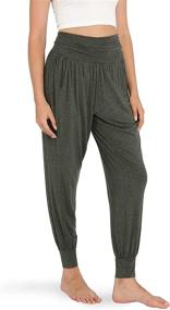 img 4 attached to ODODOS Wasited Joggers Sweatpants Charcoal