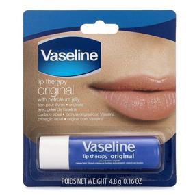 img 3 attached to 💄 Pack of 3 Vaseline Lip Therapy Stick with Original Petroleum Jelly
