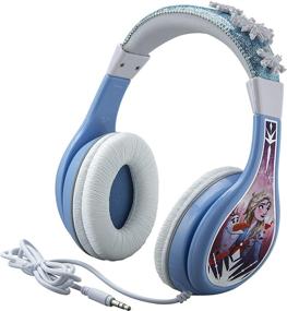 img 4 attached to 🎧 Frozen 2 Kids Headphones - Adjustable Headband, Stereo Sound, 3.5mm Jack, Wired Headphones for Kids - Tangle-Free, Volume Control, Foldable, Children's Over-Ear Headphones for School, Home, Travel