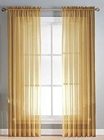 img 1 attached to Sapphire Home Curtains Bedroom Decorative Home Decor