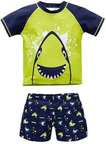img 4 attached to 🩱 DiGirlsor Swimsuits for Toddlers - Swimwear for Boys' Bathing Clothing