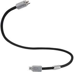 img 3 attached to 🔌 Viborg MTR1501 Аудиофильский силовой кабель | Высококачественный 16-шт. комплект | Многожильный медный силовой шнур с родиевым покрытием US-разъемом | VM512R+VF512R (1М/3,3ФТ)