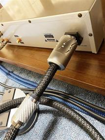 img 1 attached to 🔌 Viborg MTR1501 Аудиофильский силовой кабель | Высококачественный 16-шт. комплект | Многожильный медный силовой шнур с родиевым покрытием US-разъемом | VM512R+VF512R (1М/3,3ФТ)