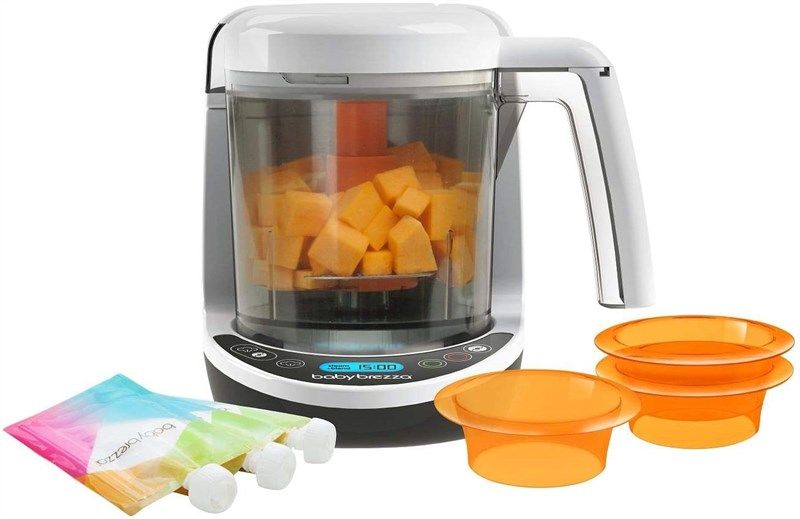 Homia Baby Food Maker Chopper Grinder - Mills and Steamer 8 in 1 Processor for Toddlers - Steam, Blend, Chop, Disinfect, Clean, 20 oz