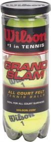 img 1 attached to 🎾 Wilson Grand Slam XD Tennis Ball - 3-Pack