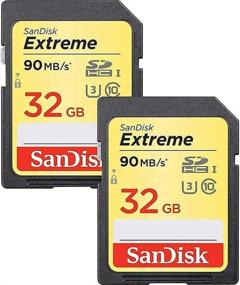 img 2 attached to Sandisk Extreme 32 GB SDHC UHS-I Flash Memory Card in Black, Red, White, Yellow - High Performance and Reliability
