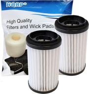 high-quality hqrp 2-pack washable hepa filters: compatible with sears kenmore panasonic 82720, 82912, dcf-1, dcf-2 replacement логотип