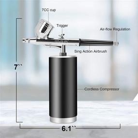 img 3 attached to SAGUD Cordless Rechargeable Compressor Decorating